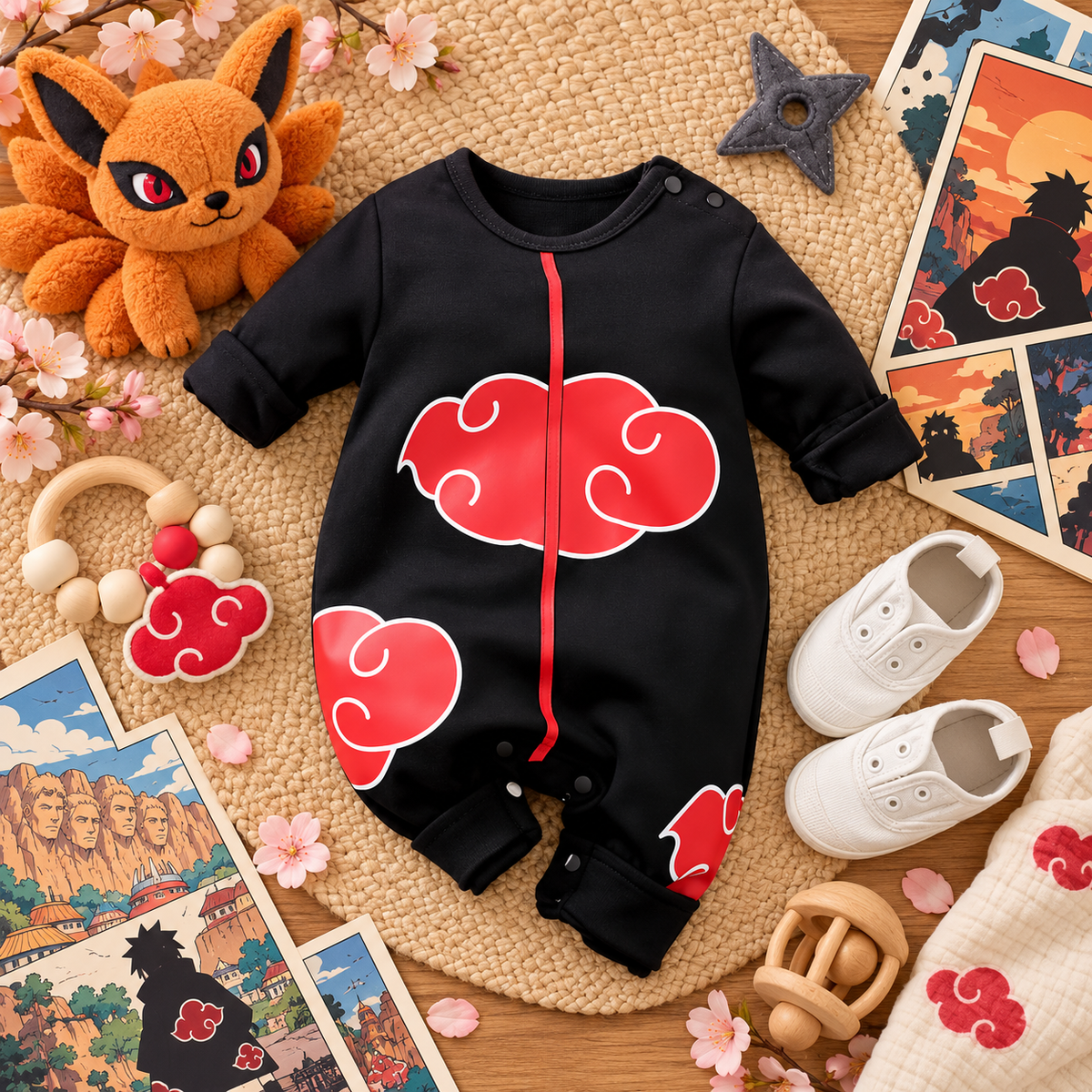 Little Bloom Character Baby Romper — Hooded Costume Jumpsuit